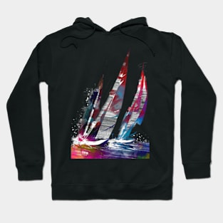 Sailing sport art & sailing Hoodie